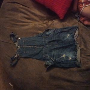 Denim overalls